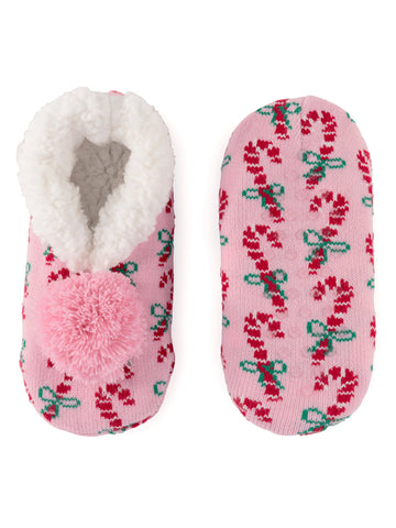 Shiraleah Arya Candy Cane Slippers