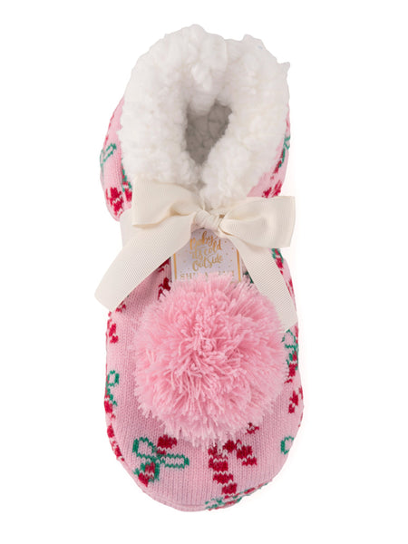 Shiraleah Arya Candy Cane Slippers