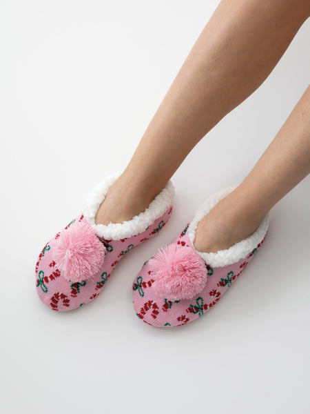 Shiraleah Arya Candy Cane Slippers