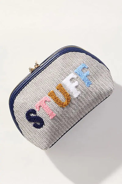 Shiraleah STUFF Knit Zip Pouch