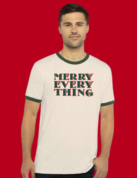 MERRY EVERY THING unisex t-shirts & tanks