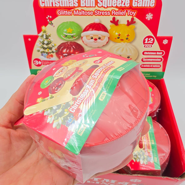 2.5" 3pc Christmas Maltose Dumpling Squishy