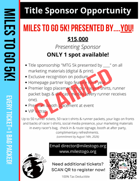 MTG5K sponsorships 2026