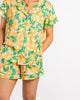 Orange Grove Shorts PJ Set