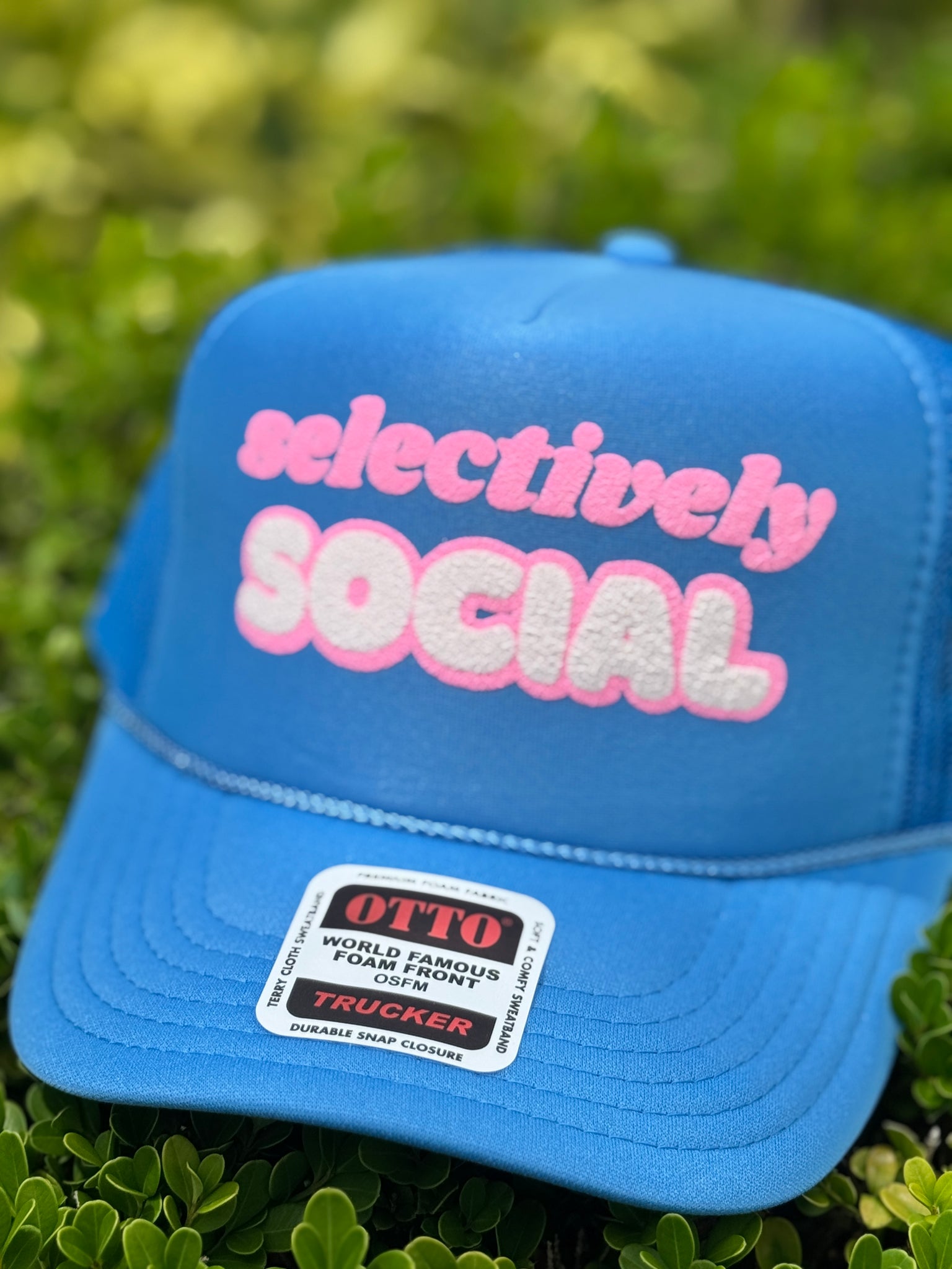Selectively Social trucker hat