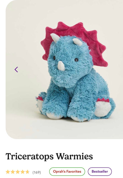 Triceratops Warmies