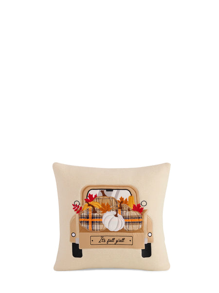 Shiraleah "It's Fall Y'all" Pillow, Ivory