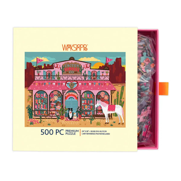 Cactus Cowgirl Co. 500 Piece Puzzle