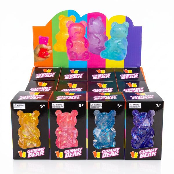 4" Large Maltose Gummy Bear Squishy Fidget Toy