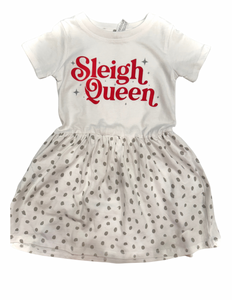 Sleigh Queen toddler dress