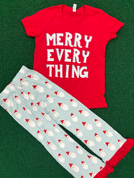 Merry Every Thing- family holiday pajamas