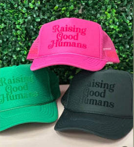 Raising Good Humans trucker hat