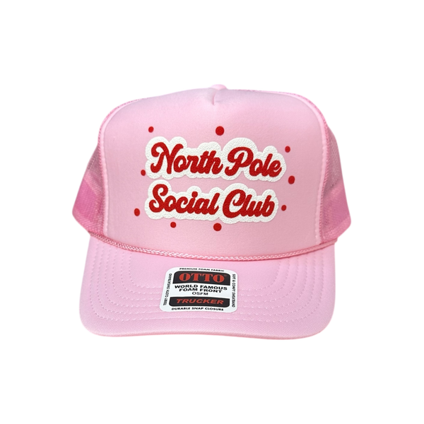 North Pole Social Club trucker hat