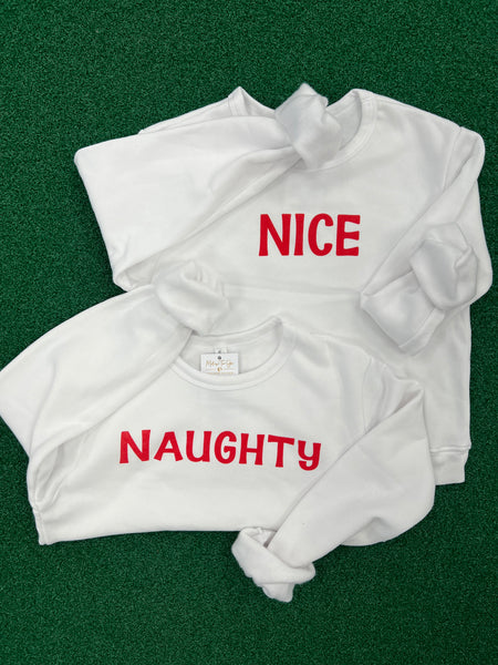 Naughty or Nice pullover