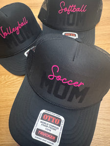 Sports Mom trucker hats