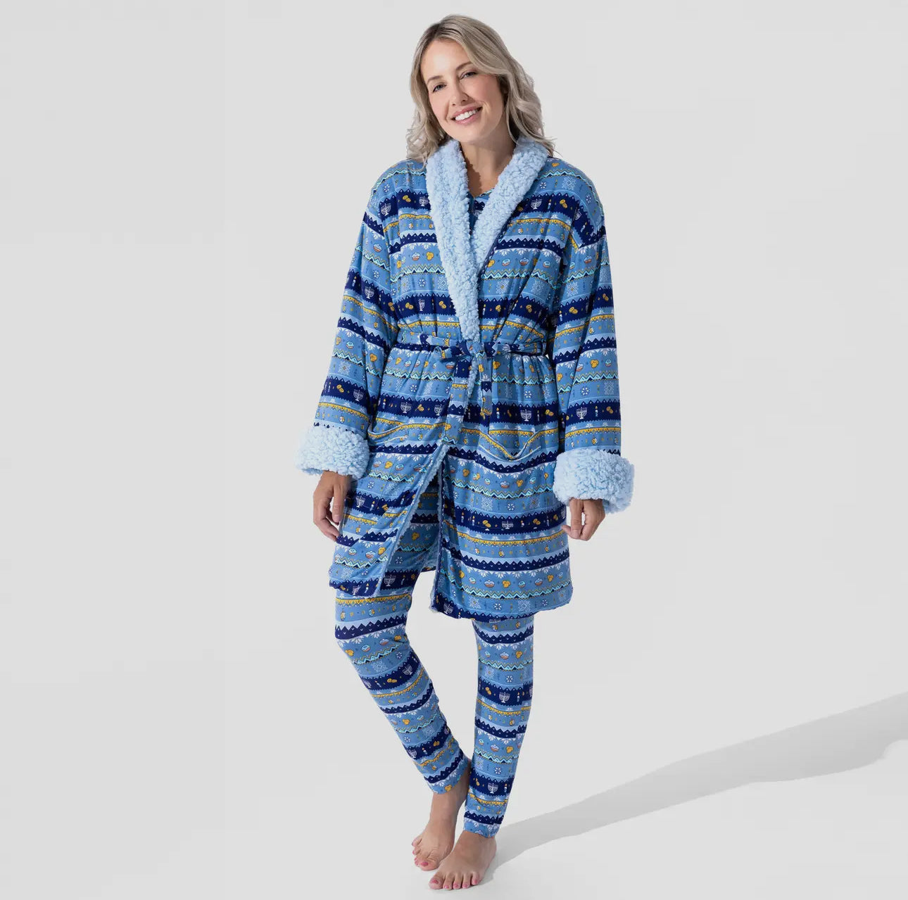 Fair Isle Hanukkah Robe