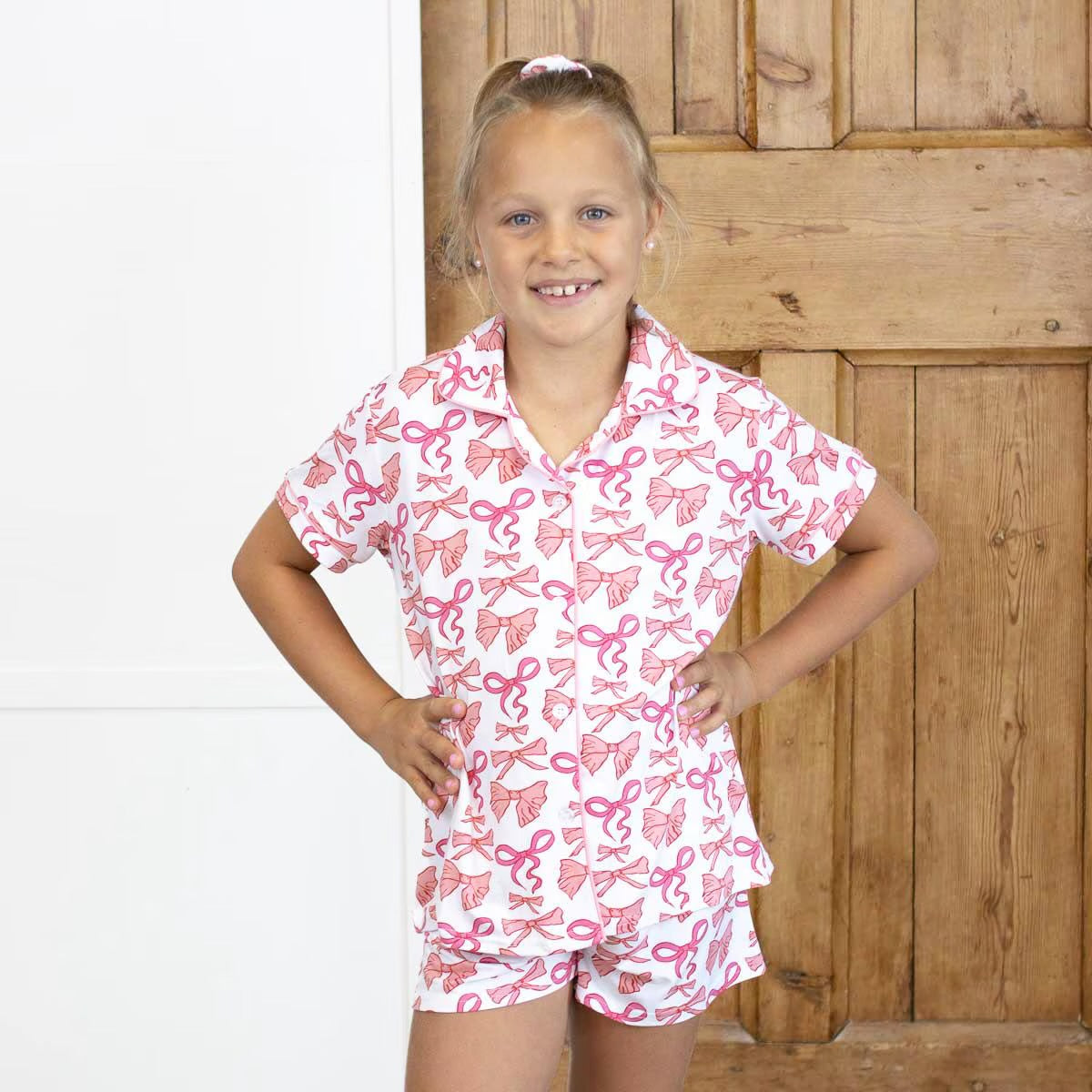 Girl’s Sutton Bow sweep set