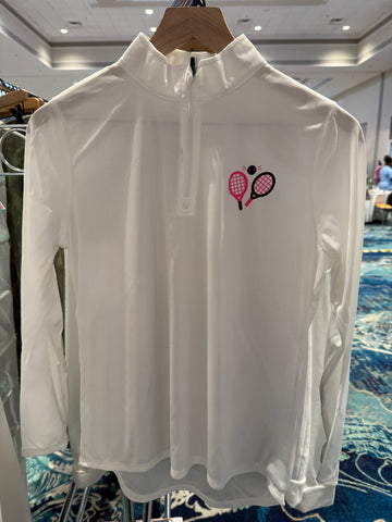 Tennis quarter zip