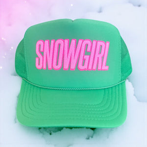 SNOWGIRL trucker hat