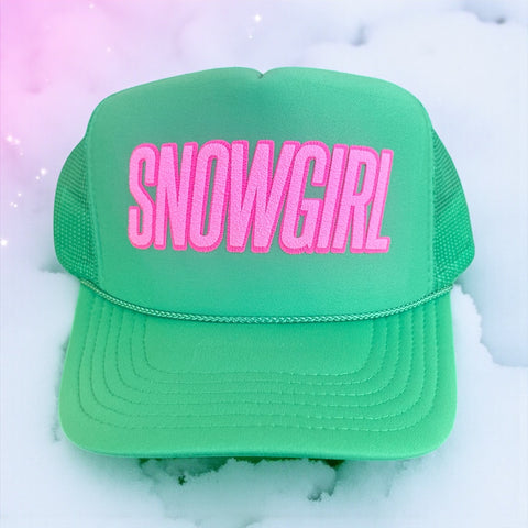 SNOWGIRL trucker hat