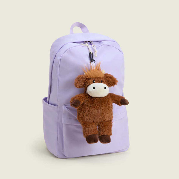Highland Cow Warmies Bag Charm