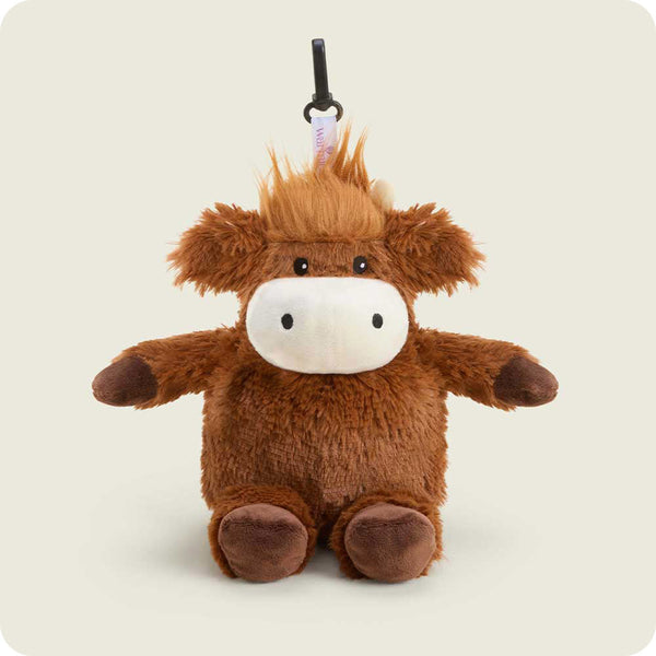 Highland Cow Warmies Bag Charm