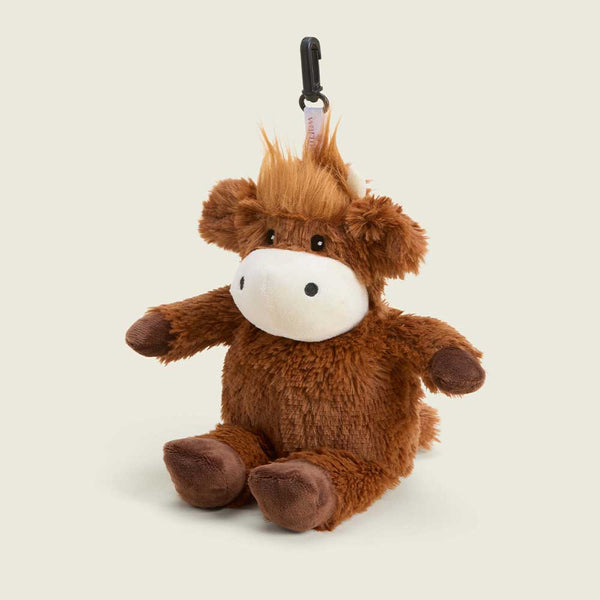 Highland Cow Warmies Bag Charm