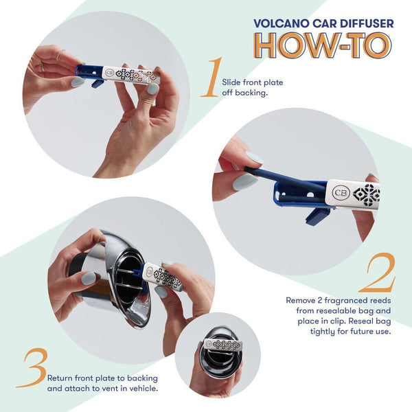 VOLCANO FRAGRANCED CAR DIFFUSER REFILL