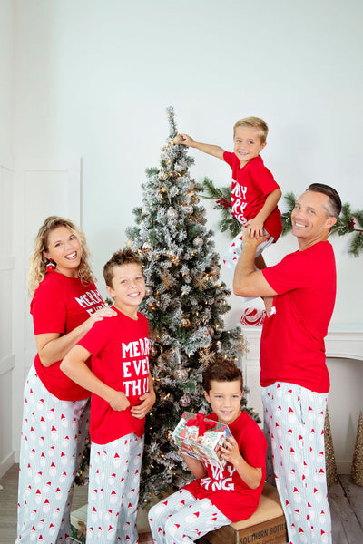 Merry Every Thing- family holiday pajamas