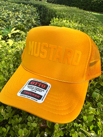 MUSTARD trucker hat