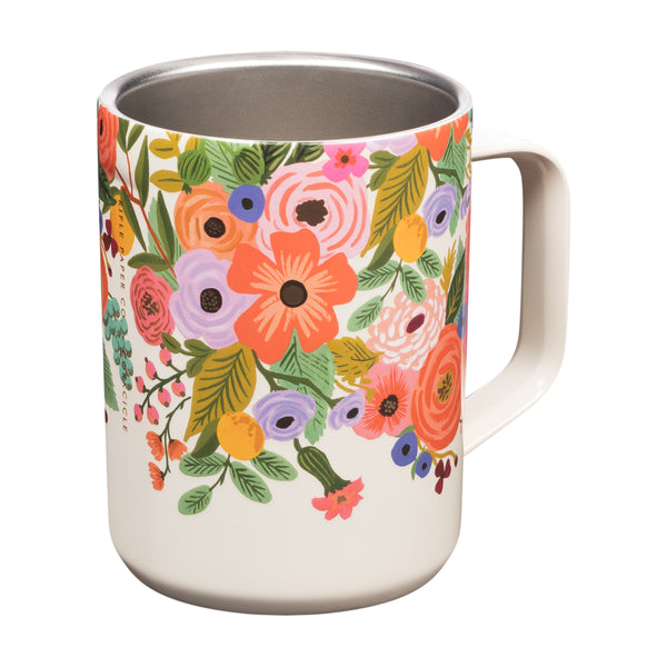 CORKCICLE Mug - 16oz Rifle Paper - Garden Party Cream