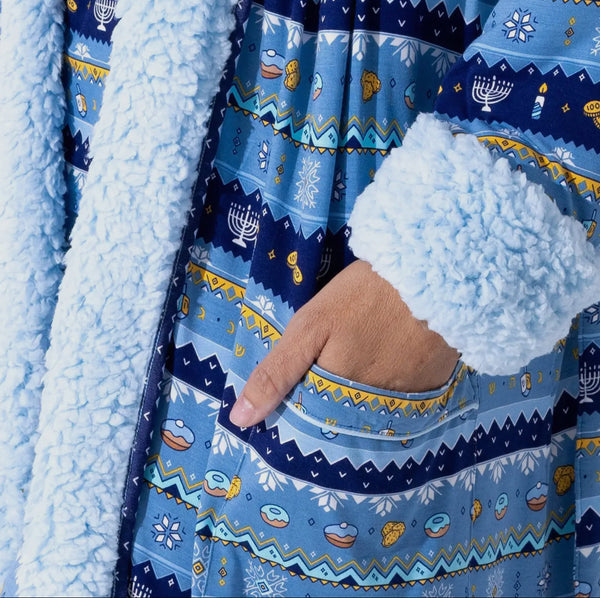 Fair Isle Hanukkah Robe