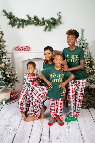 We Are Family- family holiday pajamas
