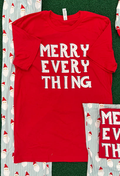 Merry Every Thing- family holiday pajamas