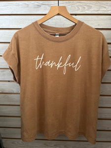 Thankful vintage wash women’s tee