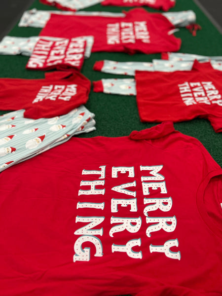 Merry Every Thing- family holiday pajamas