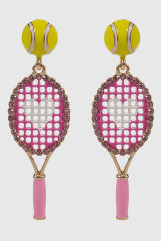 Tennis Racquet earrings