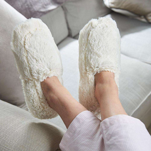 Cream Slippers Warmies