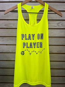 Play on Player tennis tank