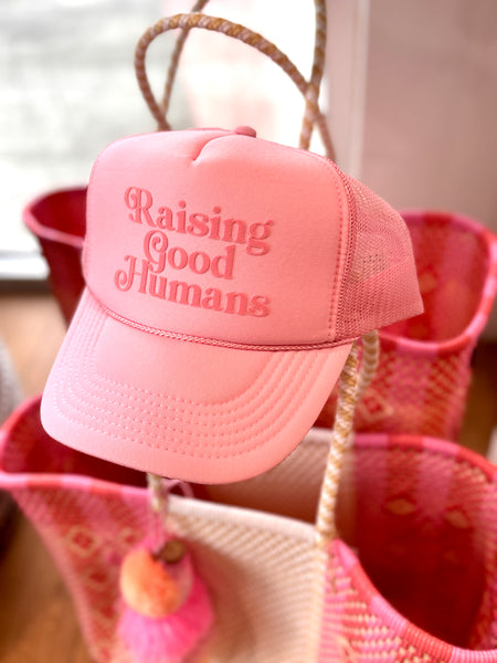 Raising Good Humans trucker hat