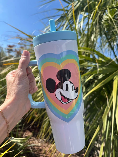 Retro Rainbow Disney Corkcicle Cruiser 40oz