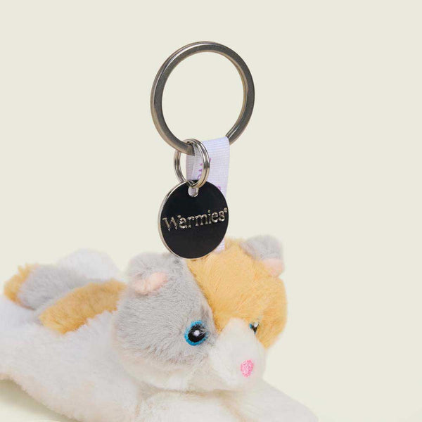 Calico Cat Warmies Mini Bag Charm