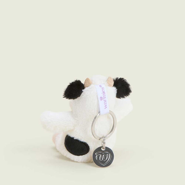 Black and White Cow Warmies Mini Bag Charm