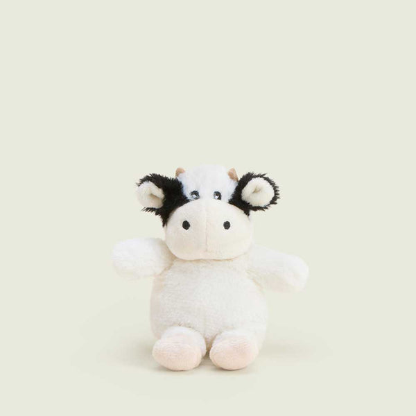 Black and White Cow Warmies Mini Bag Charm
