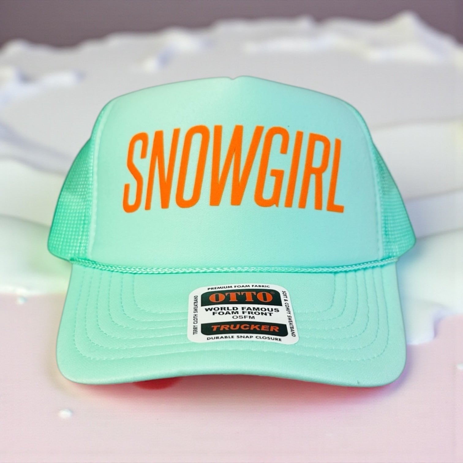 SNOWGIRL trucker hat