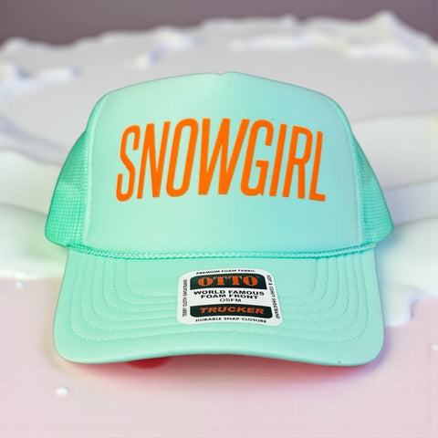 SNOWGIRL trucker hat