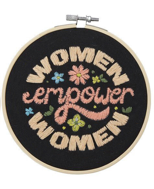 Women Empower Women Embroidery Kit DIY