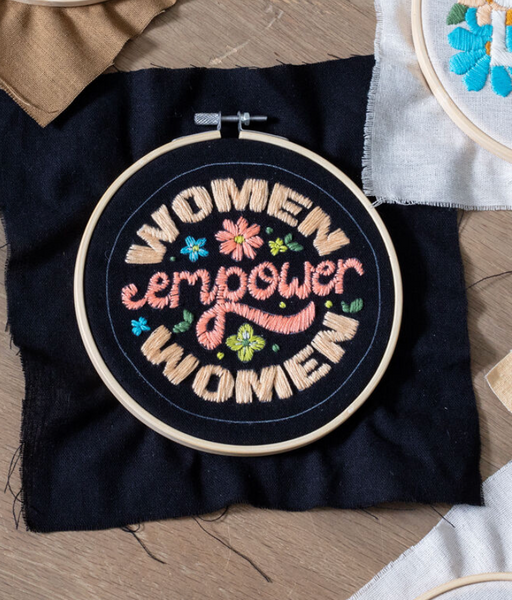 Women Empower Women Embroidery Kit DIY