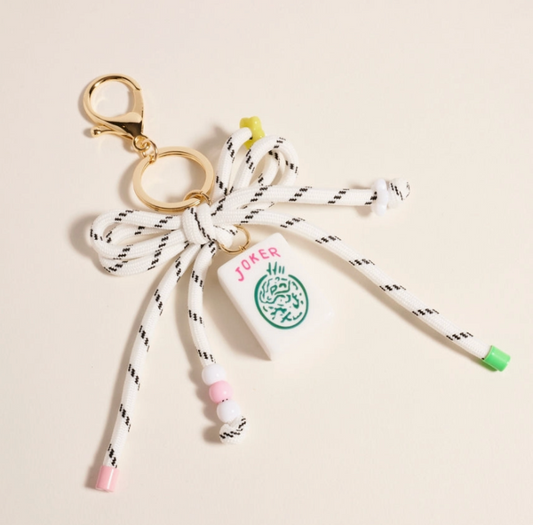 Mahjong Key Chain Bag Charm