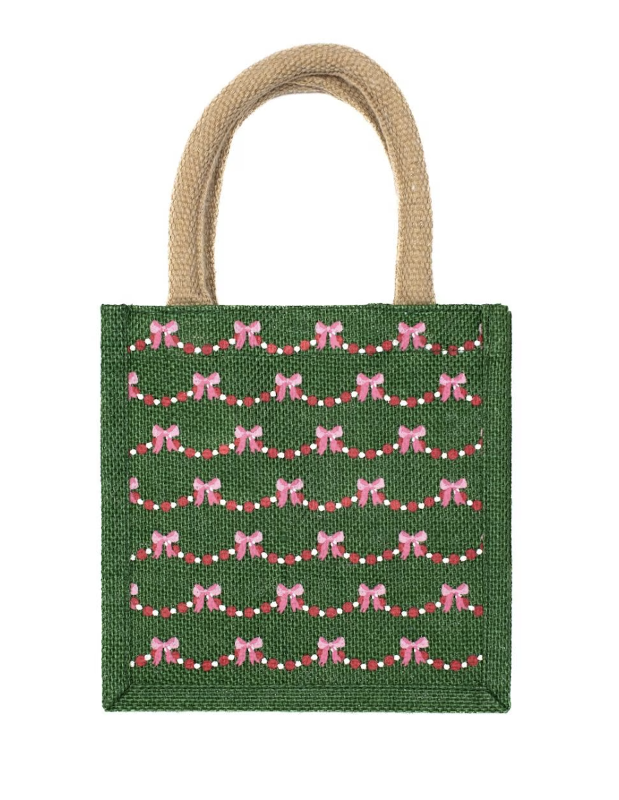 Bow Garland Petite Gift Tote